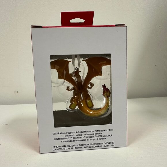 Hallmark Ornaments Pokémon Charizard Hanging Christmas Tree Ornament 2024 New - Picture 2 of 3